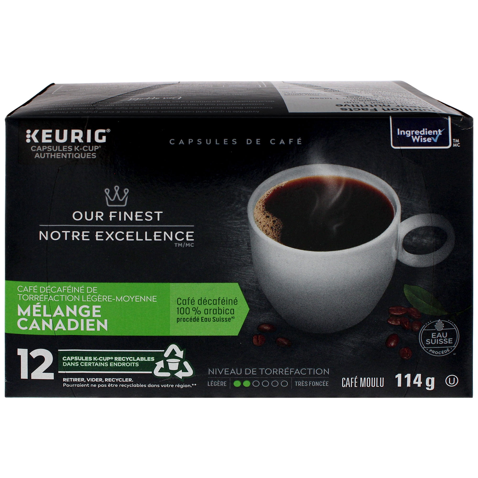Our Finest Canadian Blend Decaffeinated Ground Coffee