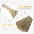 thumbnail image 4 of HLONK Corn Whisk Broom Small Corn Broom Short Handle Hand Broom Sweeping Mini Hand Broom, 4 of 5