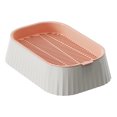 thumbnail image 2 of Pink Double Layer Grass Grower Tray Soilless Planting Kit Wheatgrass Nursery Box Pets Home Gardening Planter In Pink Color, 2 of 7