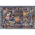 thumbnail image 1 of Ahgly Company Indoor Rectangle Traditional Plum Purple Persian Area Rugs, 7' x 9', 1 of 6