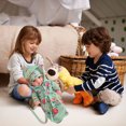thumbnail image 3 of A Realistic Baby Doll Boy With Light Blue Robe Soft Body Toy, 3 of 7