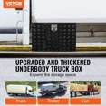 thumbnail image 2 of VEVOR Underbody Aluminum Truck Tool Box 48" x 17" x 18" Trailer RV Tool Storage, 2 of 9
