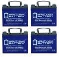 thumbnail image 1 of 12V 35AH GEL Replacement Battery for SC609-2, SC710-2 - 4 Pack, 1 of 6