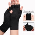 thumbnail image 5 of Copper Arthritis Compression Gloves Women Men Rheumatoid Arthritis Pain Relief Swelling Fingerless Compression Gloves, 5 of 5