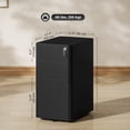 thumbnail image 3 of Vinsetto Steel File Cabinet with 3 Drawers, Lockable Filing Cabinet, Black, 3 of 10