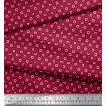 thumbnail image 2 of Soimoi Poly Georgette Fabric Swimming Ring Small Printed Craft Fabric by The Yard 52 Inch Wide, 2 of 3