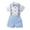 Sky Blue-1, variant on Infant Gentleman Outfit Set Formal Dress Shirt Suspender Easter Baby Boy Outfit Toddler Boy Outfit 6-9 Months