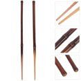 thumbnail image 1 of OULII 1 Pair Japanese Kitchen Cooking Utensils Wood Chopsticks Reusable Non Slip for Home Tableware, 1 of 8