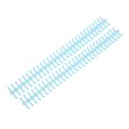 thumbnail image 3 of Loose Leaf Binding Spine Binding Comb Paper Binding Tool Plastic Binding Spine 10 Pcs Loose Leaf Binding Spine 30 Hole Cuttable Wear Resistant PP Plastic 10mm Binding Comb For, 3 of 8