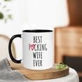 thumbnail image 1 of Hearth & Gear Ceramic Coffee Mug Classic Design Microwave Durable Quality Ideal For Daily Use Divided Glass Food Storage Containers Pottery Mugs Wall Foam Insulation Tumblers Set Wait for It Mug Cups, 1 of 4