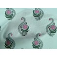 thumbnail image 4 of oneOone Cotton Poplin Fabric Leaves & Floral Block Print Fabric By Yard 42 Inch Wide, 4 of 4