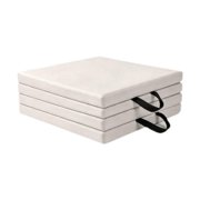 S SERENABLE Folding Exercise Mat Foldable Yoga Mat Non Slip Accessories Compact Yoga Pad Floor Protection for Balance Outdoor Gymnastics Gray