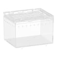 thumbnail image 1 of S SERENABLE Reptile Breeding Box Acrylic Animal Habitat Cage for Lizards Frogs Container 7cmx8cmx10cm, 1 of 1