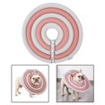 thumbnail image 4 of pitrice Adjustable Dog Collar Recovery Anti-Bite Cone Soft Protector for Pet Cat Gray Pink L, 4 of 8