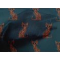 thumbnail image 4 of oneOone Cotton Poplin Fabric Cat Ikat Decor Fabric Printed BTY 56 Inch Wide, 4 of 4