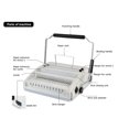 thumbnail image 3 of 3:1 Punch Binding Machine Max Punch Capacity 22 Sheets Multi-Function Binding Machine For Calendar Binding And More ,Easy to Use, 3 of 5