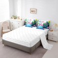 thumbnail image 3 of YST Flamingo 7-Piece Comforter Set, Full Size, Pink Animal Watercolor Cartoon Theme, Polyester, 3 of 5