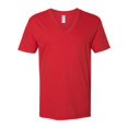 thumbnail image 1 of American Apparel Fine Jersey V-Neck Tee, 2XL, Red, 1 of 3