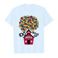 thumbnail image 4 of Hauts d'Été Garçons Filles T-Shirts Respirants Mignons Lettre Graphique Col Rond Manches Courtes T-Shirt Printemps pour Garçon 4-5T, 4 of 4