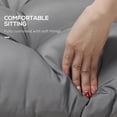 thumbnail image 4 of Outsunny Coussins de Banc de Patio 2 Pcs Coussin de Causeuse d'Extérieur 2 Places Gris, 4 of 10