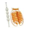 thumbnail image 4 of jinwen 2 Pieces Fascia Muscle Relax Roller Massagers Muscle Relaxer for Elbow Hands Orange, 4 of 9