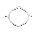 thumbnail image 3 of 20 Metal Frames Snap Clasp Arch Pattern Coin Style Purse Silver, 3 of 9