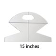 thumbnail image 4 of ziyahi Acrylic Bowl Wrap Cookies Basket Template for Sewing Patchwork Ruler 15 inch, 4 of 9