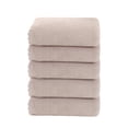 thumbnail image 1 of 5pc Velvet Towel Plain Face Towel Soft Absorbent Face Wash Ah Face Towel, 1 of 7