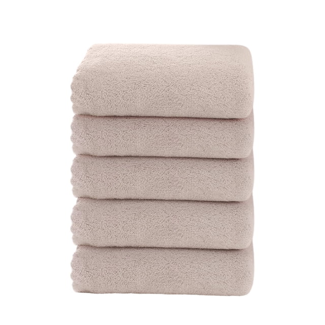 5pc Velvet Towel Plain Face Towel Soft Absorbent Face Wash Ah Face Towel