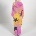 thumbnail image 4 of EGNMCR Combinaison Fille à Manches Longues Combinaison à Manches Longues à Capuche Pyjama Combinaison Décontractée d'Hiver Chaude Combinaison de Nuit Fille Combinaison en Polyester, 4 of 5