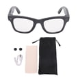 thumbnail image 2 of Lunettes Intelligentes avec Caméra 8 Mpx, Assistant Vocal IA, Transfert Photo Wi-Fi, Réduction du Bruit, IP65, avec Deux Microphones pour Hommes et Femmes, 2 of 7