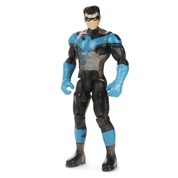 Batman 4-inch Nightwing Action Figure with 3 Mystery Accessories, for Kids Aged 3 and up