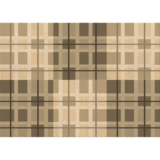 Ahgly Company Tapis Rectangulaire Lavable en Machine Intérieur Transitionnel Marron, 2 Pieds x 5 Pieds