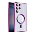 thumbnail image 1 of Supershield Samsung Galaxy S23 UltraCase MagSafe Collection Hybrid Bumper Protective Phone Cover Slim Design, Matte Finish - Purple, 1 of 3