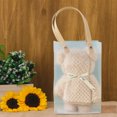 thumbnail image 4 of Ingenious Warp Knitted Pineapple Reseau Towel Gift Bear Towel High Density Fleece Gift INS Style, 4 of 4