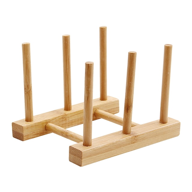 Agiferg Égouttoir Multifonctionnel en Bambou pour Vaisselle et Rangement de Vaisselle
