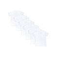 thumbnail image 1 of Hanes Boys EcoSmart Crewneck Undershirt 6-Pack, S, White, 1 of 1
