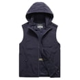 thumbnail image 1 of Styesk Jackets for Men Men's Work Clothes Jacket Solid Color Stand Collar Multiple Pockets Outdoor Sports Photography Coat, 1 of 3