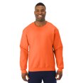 thumbnail image 1 of Jerzees Mens NuBlend Super Sweats Crew Sweatshirt, XL, Safety Orange, 1 of 1