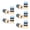 Style I, variante sur Siruishop 10 Pcs Embouts de Fer de Golf Taille.370 Embouts pour Parcours de Golf Sports Fête D
