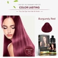 thumbnail image 4 of Herbishh Shampoing Colorant Rouge Bourgogne pour Cheveux Gris, Permanent, Hommes et Femmes (500 ml), 4 of 9