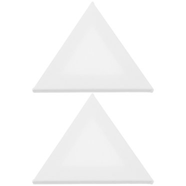 Shisuyan Ensemble de 2 Petites Toiles de Peinture Bambou Blanc Planches Décoratives de Création Artistique pour Amateurs Bricolage Peinture 11,8 Po