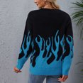 thumbnail image 4 of RKSTN Sweaters for Women Hiver Casual Pull Blouse Manches Longues Imprimé Tops Pull Automne Sweaters, 4 of 9