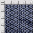 thumbnail image 1 of oneOone Cotton Poplin Medium Blue Fabric Geometric Fabric For Sewing Printed Craft Fabric By The Yard 42 Inch Wide, 1 of 4