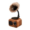 thumbnail image 2 of Retro Bluetooth Speaker Portable Mini Wireless Gramophone Speaker with TF Slot Portable GK99 ,Easy to Install, 2 of 2