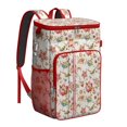 thumbnail image 1 of Botanical Garden Bloom Print Backpack Cooler - 20L High Capacity, Long-Lasting Insulation for Summer, 1 of 6