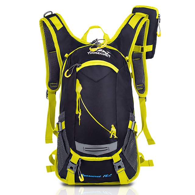 Sac à Dos de Cyclisme avec Housse de Pluie Résistant à l'Eau Sac à Dos d'Hydratation avec Filet pour Casque pour Course Cyclisme Randonnée Camping