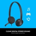 thumbnail image 3 of Logitech USB Headset H340, 3 of 8