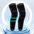 thumbnail image 3 of relayinert Genouillères Sport Résistantes aux Chocs Support de Genou pour Amateurs de Sport Protection Sportive Noir L 1Set, 3 of 6