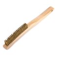 thumbnail image 5 of Forney Industries Inc 70518 Brush Brass Scratch Wood Handle, 5 of 5